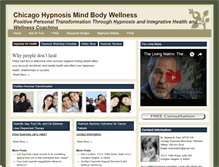 Tablet Screenshot of chicagohypnosismindbodywellness.com